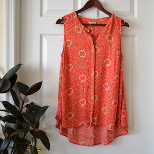 Lucky Brand Plus Size Button Up Tank Top